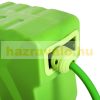 Automatic sprinkler hose holder with spring winding, retractable slag roll-up with 15 m hose