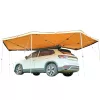 Autós napellenző 609x414x21 cm 270°-os oldalsátor beépített LED lámpákkal UV50+ szabadon álló autós sátor