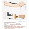 Autós napellenző 609x414x21 cm 270°-os oldalsátor beépített LED lámpákkal UV50+ szabadon álló autós sátor