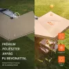 Autós napellenző 270° autó oldalsátor 2,5 m UV50+ vízálló prémium autós árnyékoló