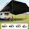 Autós napellenző 300x210 cm lakóautó árnyékoló UV50+ UV-védelemmel vízálló, hordozható táskával