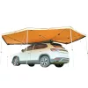 Autós árnyékoló SUV és offroadhoz 570x387x21 cm 270°-os autós oldalsátor napellenző beépített LED lámpákkal UV50+, szabadon álló