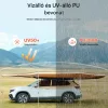 Autós árnyékoló SUV és offroadhoz 570x387x21 cm 270°-os autós oldalsátor napellenző beépített LED lámpákkal UV50+, szabadon álló