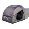 Autós sátor terepjáróhoz 240x240x215 cm vízálló dupla rétegű kemping sátor 5–8 fő részére