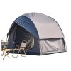 Autós sátor terepjáróhoz 240x240x215 cm vízálló dupla rétegű kemping sátor 5–8 fő részére