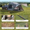 Kemping sátor terepjárókhoz 305x310x230 cm vízálló autós sátor napellenzővel 5–8 fő részére