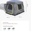 Pickup kemping sátor 248x308x230 cm vízálló autós sátor 5–8 fő részére, dupla rétegű kivitel