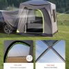 Pickup kemping sátor 248x308x230 cm vízálló autós sátor 5–8 fő részére, dupla rétegű kivitel