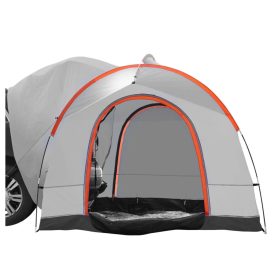   Autós sátor terepjáróhoz 240x240x230 cm hátsó ajtóra rögzíthető kemping sátor 6-8 fő részére