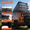 Autós tetőtéri sátor 256x222x152 cm alumínium kemping sátor LED világítással 1 ablakkal vízálló szélálló Jeep SUV pickuphoz