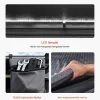 Autós tetőtéri sátor 2-3 fő részére, alumínium kemping sátor LED világítással Jeep SUV pickuphoz 2535x1320x1520 mm