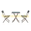 Polirattan garden furniture set 3-piece balcony set brown bistro furniture set garden set 