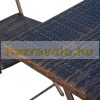 Polirattan garden furniture set 3-piece balcony set brown bistro furniture set garden set 