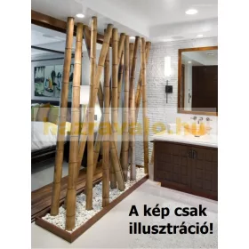 Bambusz szálak paravánhoz 90-240 cm Ø 8-10 cm lakás vagy kert díszítéshez, barna bambuszn