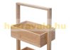 Bamboo shelf bathroom storage basket 68x28x15