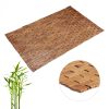 Bamboo exit bathroom mat 50x80 brown color