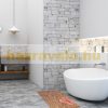 Bamboo exit bathroom mat 50x80 natural color