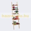 Bamboo ladder shelf 5 levels 