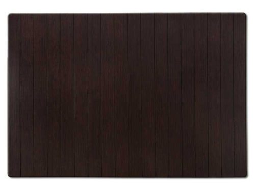 Bathroom rug bamboo exit 60x90 brown color