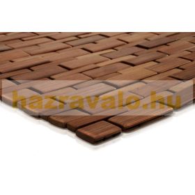 60x90 Fürdőszobaszőnyeg bambusz kilépő méz barna