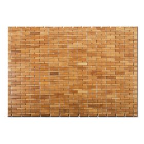 Fürdőszobaszőnyeg bambusz kilépő natúr szín 60x90 