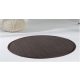 Ø90 cm Kerek bambusz szőnyeg szegéllyel sötétre hőkezelt, keményített, természetes barna felület