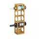 Bamboo wine rack 53x14x12 cm wine rack for 5 bottles of wine bottle holder