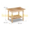 Bamboo bathroom bench 