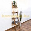 Bamboo ladder shelf 4 levels 