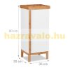 Bathroom cabinet with organizer 80 x 35 x 30 cm