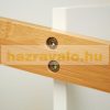 5-shelf bamboo ladder shelving system 