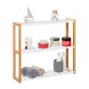 Bamboo wall shelf with 3 shelves 