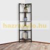 Bamboo corner shelf with 4 shelves 