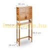 Bamboo cabinet for washing machine 