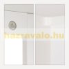 White bamboo bathroom cabinet 