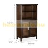 Brown bamboo bathroom cabinet 