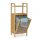 Bamboo bathroom cabinet with laundry basket 95 x 40 x 30 cm 