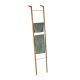 Bamboo towel rack ladder 