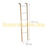 Bamboo towel rack ladder 