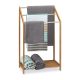 Bamboo towel holder suitable for storing 3 towels 