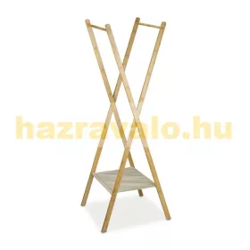 Bambusz ruhaállvány cipőtartóval 