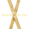 Bamboo clothes rack with shoe rack 