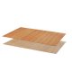 Bamboo bathroom mat 50x50 cm exit natural