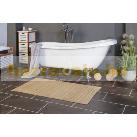 Bambusz fürdőszobaszőnyeg 80x150 cm kilépő világos 