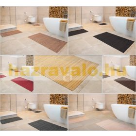   Bambusz fürdőszobaszőnyeg szett 40x50 cm, 50x80, 60x100 cm kilépő natúr 