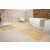 Bambusz fürdőszobaszőnyeg szett 40x50 cm, 50x80, 60x100 cm kilépő világos