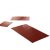 Bambusz szőnyeg csúszásmentes szőnyeg 40x50 cm vörös több méretben elérhető