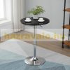 Bar table adjustable height event table Ø61x70-90 cm rotating table top