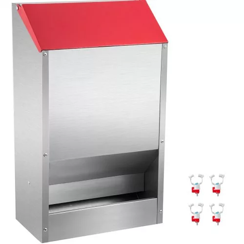 csirkeetető 22,6 kg, csirkeetető, automata etetőállomás, függő csirkeetető fedéllel, időjárásálló kültéri etető, ferde fedél