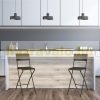 Polirattan folding bar stool garden chair brown outdoor chair 